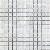 DAO-536-23-4 Carrara мозаика камень винтаж 300х300 чип 23х23 (0,09м)