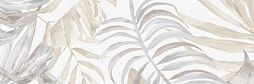 Настенная плитка Keraben 779 Idyllic Palms Art Multicolor Vecchio 40x120 белая матовая под флористику