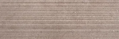 Керамогранит Rocersa RCS000022 Ceramica Muse Relive Taupe rect 40x120 коричневый глазурованный матовый полосы