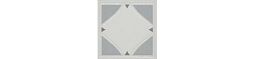 Вставка Kerama Marazzi VT\A633\SG9004 Мираколи 7x7 белая матовая под мрамор с орнаментом