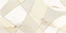 Декоративная плитка Azori 587912001 Calacatta Royal Geometria 1 31.5x63 бежевая матовая геометрия