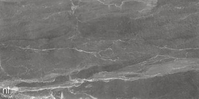 Керамогранит NT Ceramic NS612NTT9027L Slate Black 60x120 серый лаппатированный под камень / мрамор