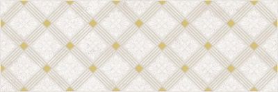 Декоративная плитка Laparet AD\F483\60049 х9999217254 Royal 60x20 бежевая глянцевая с узорами