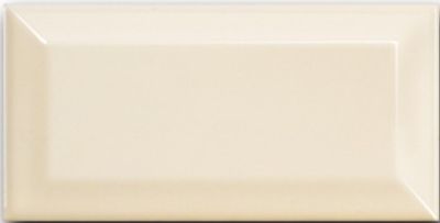 Настенная плитка Equipe 12737 Metro Cream 7,5x15 бежевая глянцевая моноколор