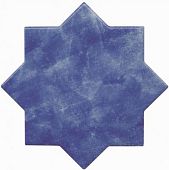 Керамогранит Cevica Becolors Star Electric Blue 13.25x13.25 синий глазурованный матовый моноколор