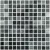 Мозаика Vidrepur С0001760 Colors № 509 (на сцепке) 31.7х39.6 черная глянцевая авантюрин, чип 25x25 квадратный