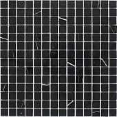 Мозаика Star Mosaic JMST034 / С0003480 Black Polished 30.5x30.5 черная полированная под мрамор, чип 20x20 мм квадратный  