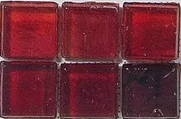 Мозаика Rose Mosaic SJ99 Casablanca / Galaxy 31.8x31.8 красная глянцевая, чип 10x10 квадратный