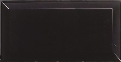 Настенная плитка Equipe 20124 Metro 20x10 черная матовая моноколор