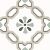 Керамогранит Peronda 3356231081 Tanger Sand Lily 12.3x12.3 микс матовый / противоскользящий с орнаментом