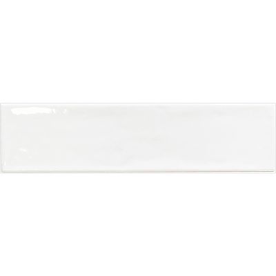 Настенная плитка Decocer С0005595 Liguria White 7.5x30 белая глянцевая моноколор