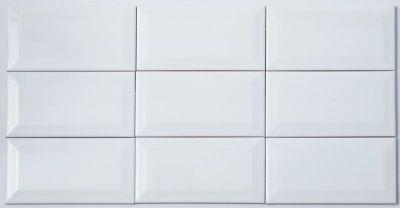 Настенная плитка Nsmosaic TH751A Ceramic 7.5x15 белая глянцевая моноколор