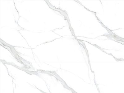 Керамогранит Marble Mosaic Calacatta Infinity Pol (рисунок соединяется до бесконечности A+B+C+D+E+F) 90x180 белый полированный под камень