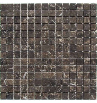 Мозаика FK Marble 30029 Classic Mosaic Emperador Dark 20-4T 30.5x30.5 коричневая матовая