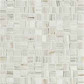 Мозаика Italgraniti MM1030M Mosaico White 30x30 белая матовая под камень