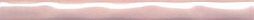 Бордюр карандаш Kerama Marazzi PWB001 Фоскари 25x2 розовый глянцевый моноколор
