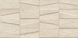 Настенная плитка Ibero IB-000TS305605 Materika Tektonia Sand 30.5x60.5 песочная матовая под камень / под мозаику рельефная