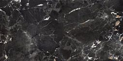 Керамогранит Maimoon Ceramica HG Glossy Imperial Black 60x120 черный полированный под мрамор