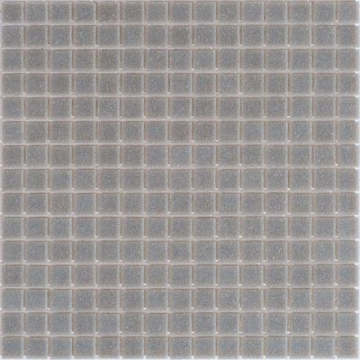 Мозаика ROSE MOSAIC A108 Matrix color 2 (размер чипа 10x10 мм) 31.8x31.8 серая глянцевая моноколор