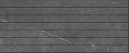 Настенная плитка Global Tile 10100000515 Fiori полосы 60x25 серая матовая под камень