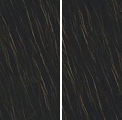 Керамогранит Ascale by Tau Laurent Black Soft Matt. 160x320 крупноформат гомогенный черный матовый под мрамор