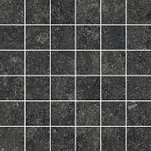 Керамогранит Italon 610110000426 Рум Стоун Блэк Мозаика окрашенный в массе / Room Stone Black Mosaico 30X30