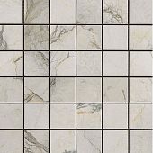 Мозаика Ava La Fabbrica 196113 Bolgheri Stone Mosaico Sage Nat Ret 30x30 серая матовая под камень, чип квадратный