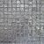 Мозаика Роскошная мозаика МС 2170 30x30 моно платиновая рисунок глянцевая, чип 23x23 квадратный