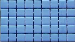 Мозаика Ezarri Lisa 2550-В 31.3х49.5 голубая глянцевая