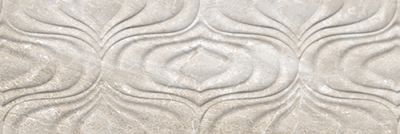 Настенная плитка Azteca Rev. FONTANA TWIST CREAM 30x90 бежевая глянцевая под камень