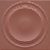 Декоративная плитка Kerama Marazzi OBE003 Аква Альта 2 20x20 красная матовая / структурная круг моноколор