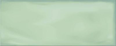 Настенная плитка Azori 506611101 Nuvola Verde 50.5x20.1 зеленая моноколор