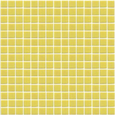 Мозаика ROSE MOSAIC A90 Matrix color 3 (размер чипа 10x10 мм) 31.8x31.8 желтая глянцевая моноколор