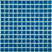 Мозаика NSmosaic PORCELAIN PW2323-12 300х300 синяя глянцевая
