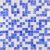 Мозаика Роскошная мозаика МС 450 30х30 микс синяя/голубая/белая глянцевая, чип 15х15 квадратный