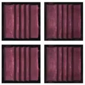 Мозаика Rose Mosaic S05 Specular 32.7x32.7 фиолетовая глянцевая полосы, чип 20x20 квадратный