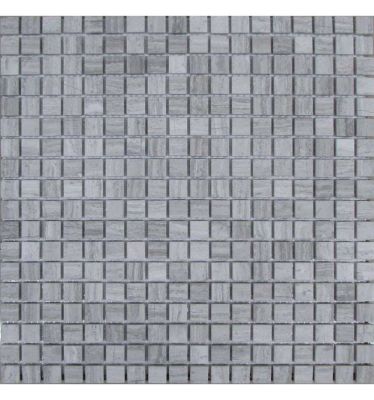 Мозаика FK Marble 30065 Classic Mosaic White Wooden 15-4T 30.5x30.5 серая матовая