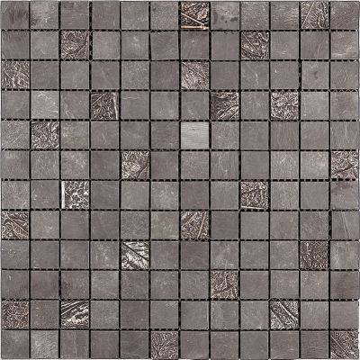 Natural Inka BDA-2318 (BDA-08S) Сланец, Агломерат серый, поверхность микс 29.8x29.8