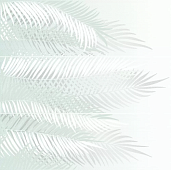 Панно Cersanit GR2T021DT Gradient 59.4x59.8 белое глянцевое с листьями