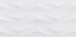 Настенная плитка Dualgres Spikes Modus White 30x60 белая рельефная / глянцевая 3d узор / моноколор
