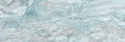 Настенная плитка Delacora WT15CRT23R Crystal Zaffiro 24.6x74 голубая глянцевая под камень