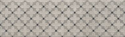 Декор Kerama Marazzi VT\A545\9050 Борго 8,5x28,5 серый матовый под бетон / орнамент / штукатурку
