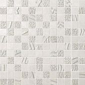 Мозаика Fap Ceramiche fKRN Meltin Calce Mosaico 30.5x30.5 белая матовая с орнаментом