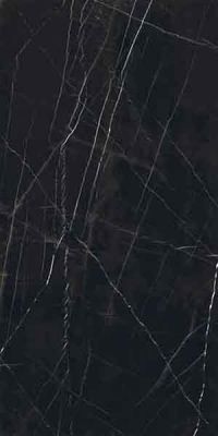 Керамогранит Ascale by Tau Marquina Black B Soft Matt. 160x320 крупноформат черный матовый под мрамор