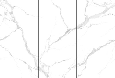 Керамогранит NT Ceramic NTT3004P Bianco Carrara 120x240 белый полированный под мрамор