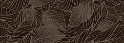 Декоративная плитка Kerlife SENSE WENGE 25,1x70,9 коричневая глянцевая флористика