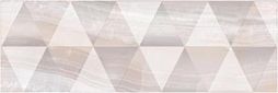 Декоративная плитка Laparet 17-03-11-1186-0 х9999132672 Diadema 60x20 бежевая глазурованная глянцевая / неполированная геометрия / под оникс