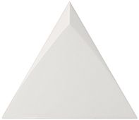 Настенная плитка Equipe 24453 Magical 12.4x10.7 белая матовая 3d узор / моноколор