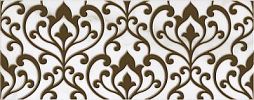 Декор Kerama Marazzi STG\B88\7108T Сари 50x20 коричневый с орнаментом
