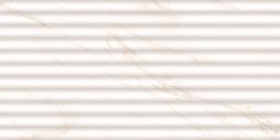 Керамическая плитка Axima 51998 Луизиана светлая 30x60 белая глянцевая / рельефная под мрамор / полосы